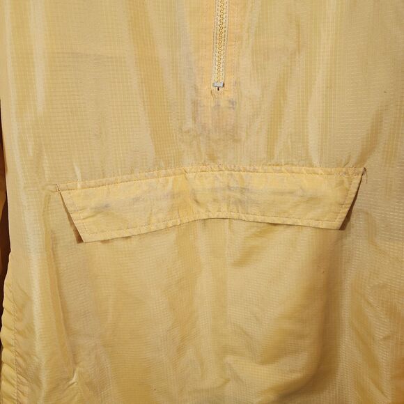 Vintage 90’s Reebok Windbreaker 1/2 Zip Jacket Yellow Size XL - Picture 6 of 6